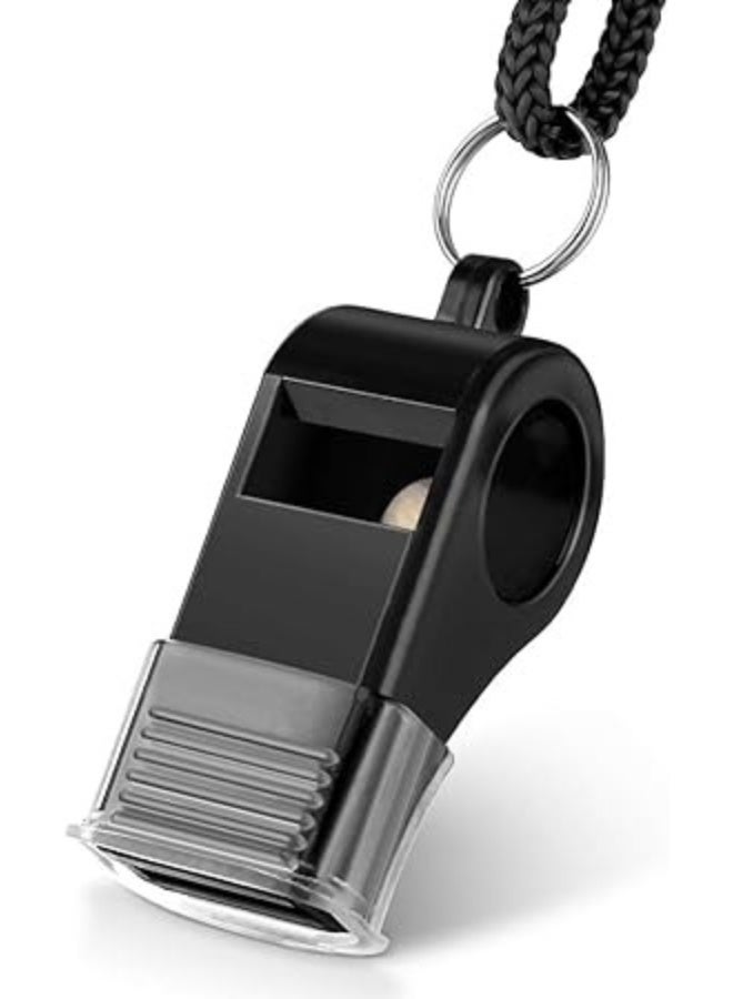 HOMESTAR 2 Packs Plastic Sports Whistles with Lanyard, Loud Crisp Sound Whistle Ideal for Coaches, Referees, and Officials - Image 3